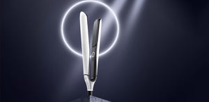 GHD CHRONOS HAIR STRAIGHTENER IN WHITE